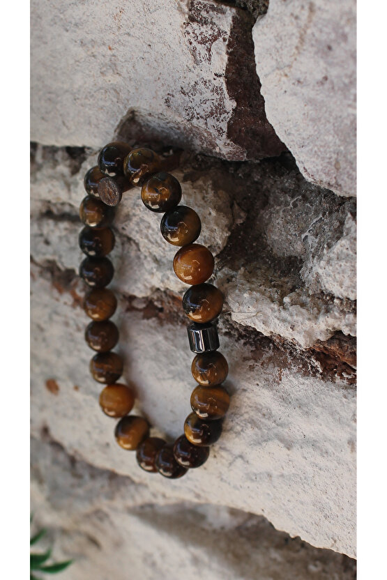 Kaplan Gözü Doğaltaş Odaklanma Bileklik