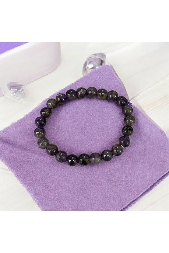 AuraStone Ametist 8mm Doğaltaş Bileklik