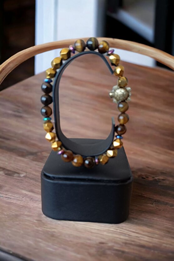 Kaplan Gözü Bileklik - Hematit Bileklik - Karizma Bilekliği - Erkek Bileklik - Kadın Bileklik