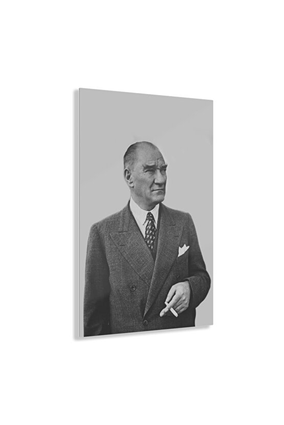 Atatürk Model 1 Cam Tablo Duvar Dekoru