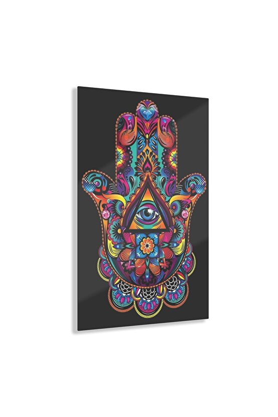 Fatma Ana Eli Cam Tablo Duvar Dekoru