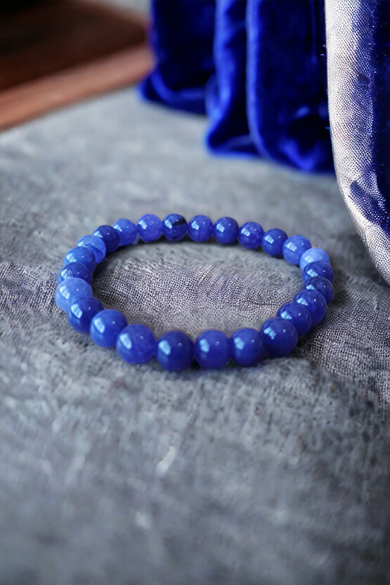 Ceyt Taşı Bileklik Mor Bileklik Kadın Bileklik Renkli Bileklik Gençlik Taşı İmparator Taşı