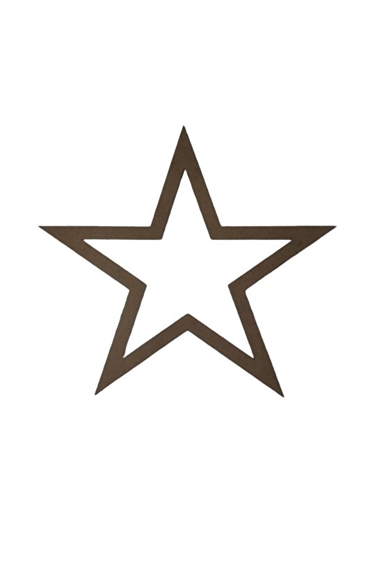 Yıldız Figürlü 3 Mm Ham Mdf Isimsiz Kasnak 30 Cm