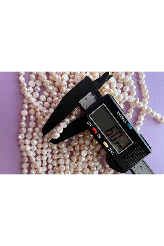 Gerçek inci doğal inci dizi 5-6 mm