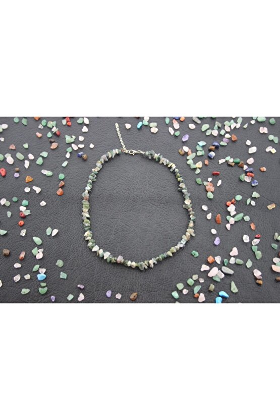 Hint Akik Doğal Kırıktaş Kolye Bileklik [set]