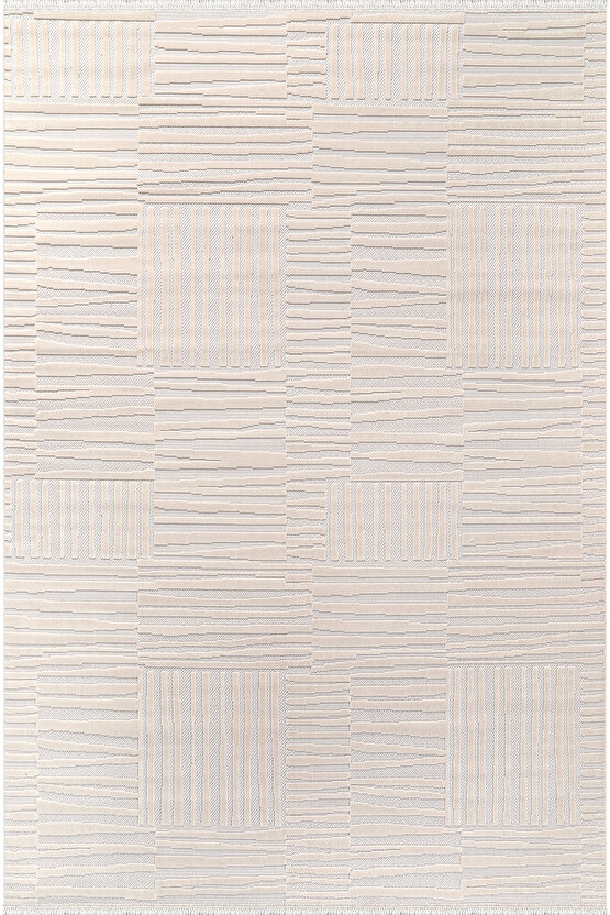 Bambu Yumuşak Halı Salon Mutfak Koridor Kesme Yolluk Dokuma Makine Halısı Art Beyaz