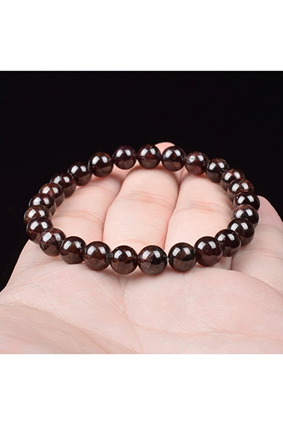 Granat LAL Doğal Taş Bileklik, AAA Granat LAL Taşı Bileklik