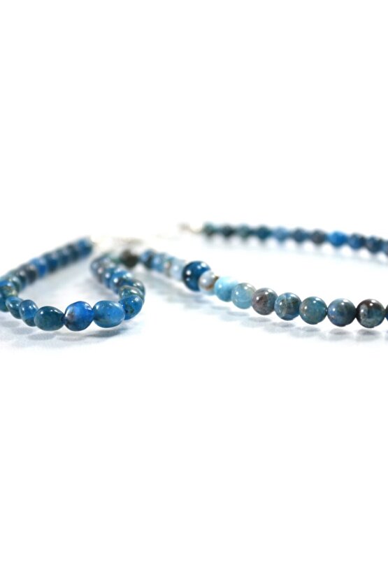 Apatit Doğal Taş Tasarım Kolye