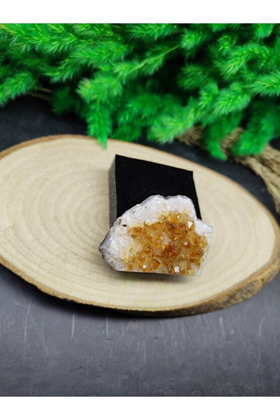 Ham Sitrin Kaya Dekoratif Doğal Taş (sertifikalı)