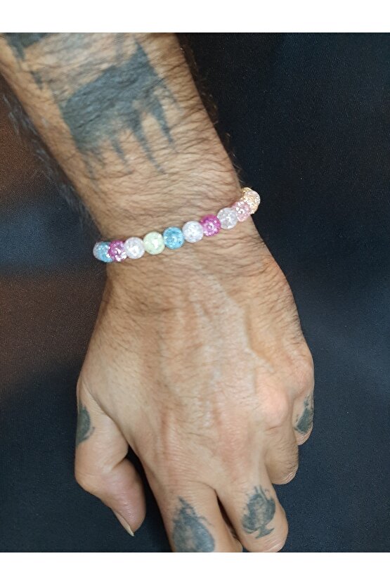 Kristal Necef Taşı Doğaltaş Bileklik