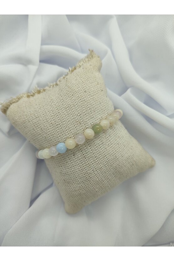 Morganit Doğal Taş Bileklik