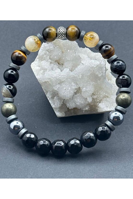 Sertifikalı Erkek Doğaltaş Bileklik