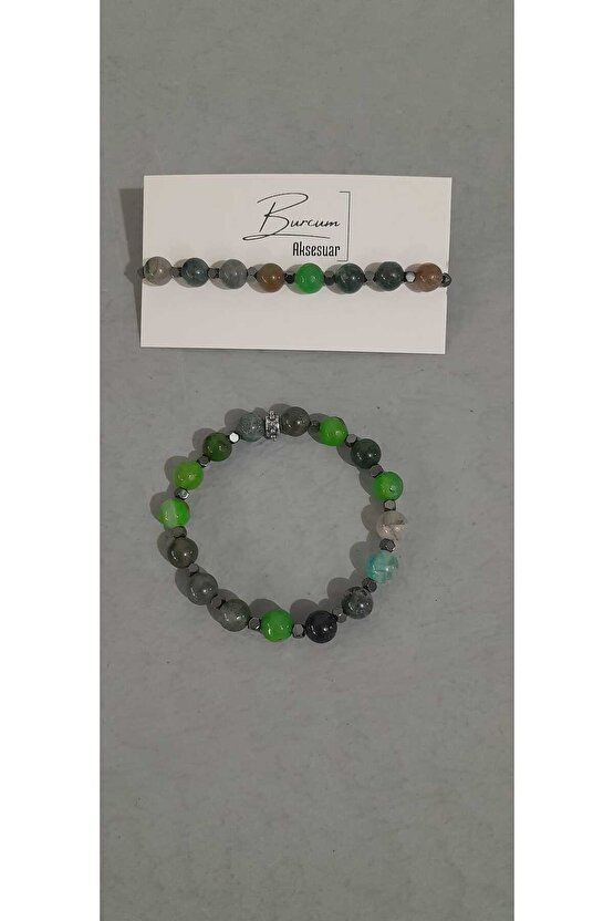 YOSUN AKİK TAŞI DOĞALTAŞ BİLEKLİK