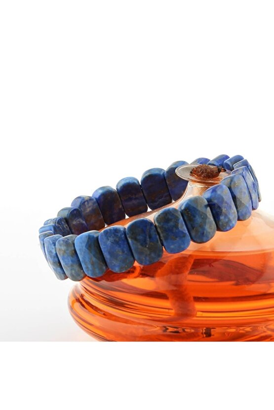 Doğal Taş Lapis Lazuli 9x14 Mm Doğal Taş Bileklik