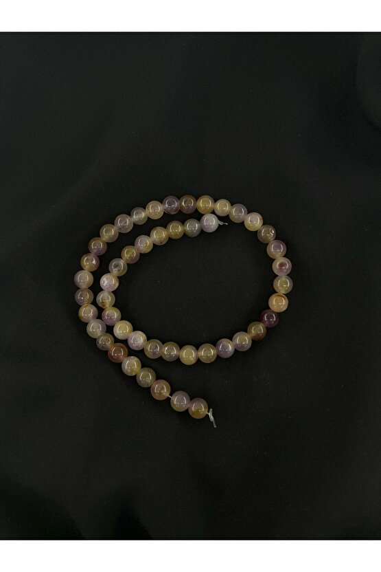 FLORİT DÜZ KESİM DOĞALTAŞ 8 MM DİZİ