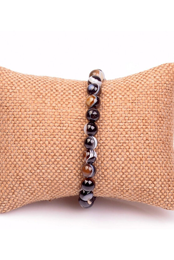 Göz Akik Taşı Bileklik  Doğal Taş Bileklik ( Süleymaniye Akik )