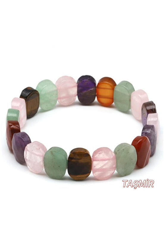 Çakra Doğal Taş Roleks Bileklik 10 x 14 mm