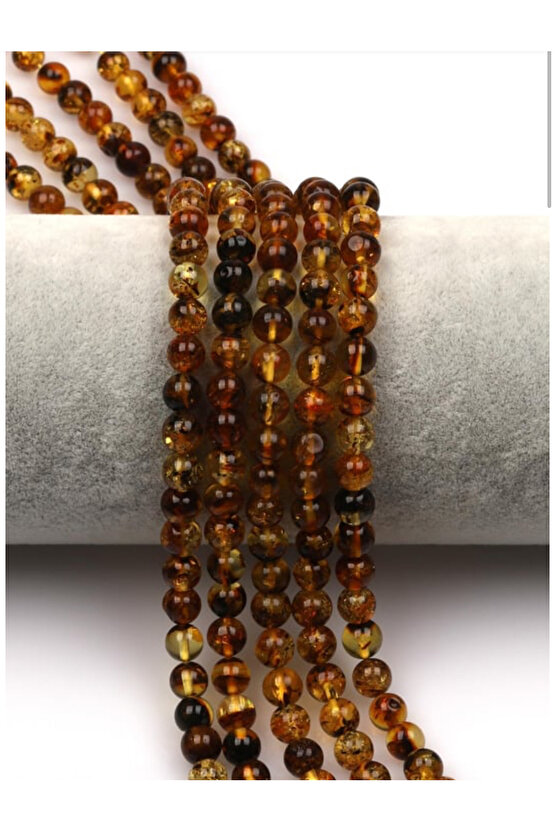 Gerçek Damla Kehribar Dizi 6 mm