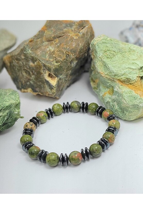 Unakit Doğal Taş Bileklik