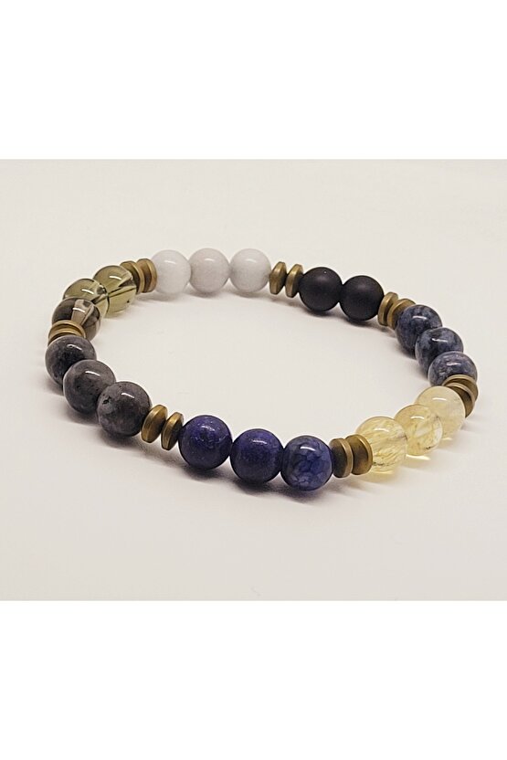 Doğaltaş kadın bileklik takıntı evham