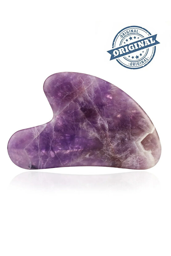 Ametist Gua Sha Yüz Masaj Taşı