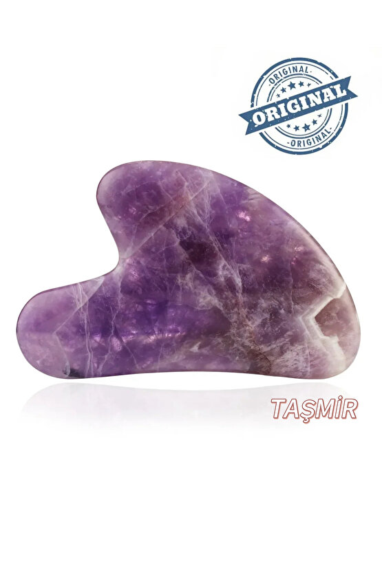 Ametist Gua Sha Yüz Masaj Taşı