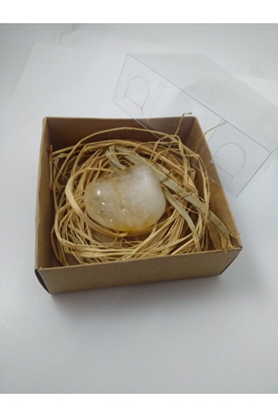 Sitrin Taşı Biblo - Ham Doğal Taş Biblo 35-40 gr