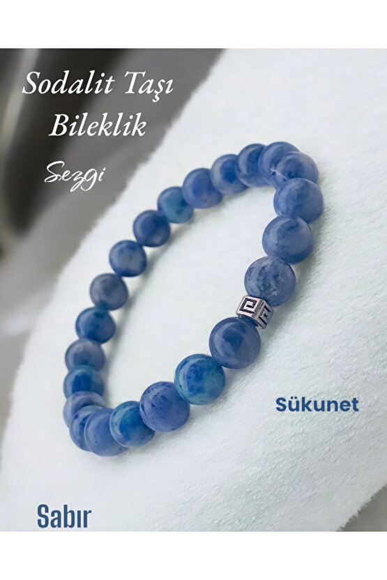 Sodalit Taşı Bileklik 8 mm