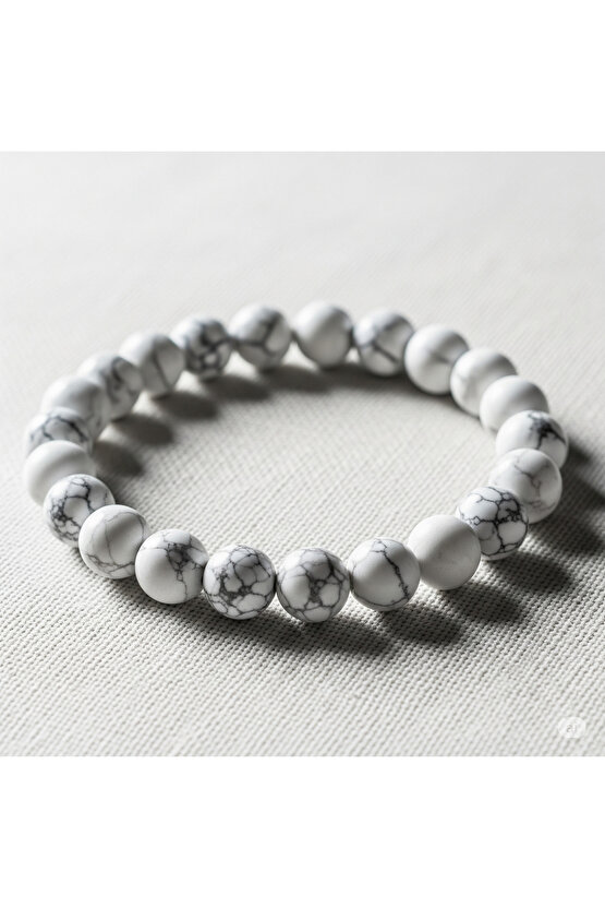 Havlit doğal taş bileklik 8mm