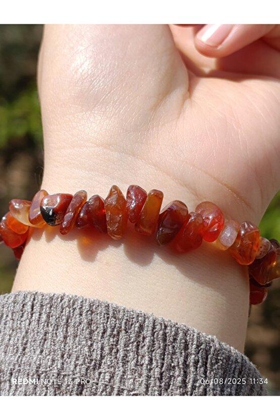 Akik Kırık Doğaltaş Kadın ve Erkek Bileklik