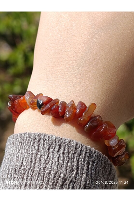 Akik Kırık Doğaltaş Kadın ve Erkek Bileklik