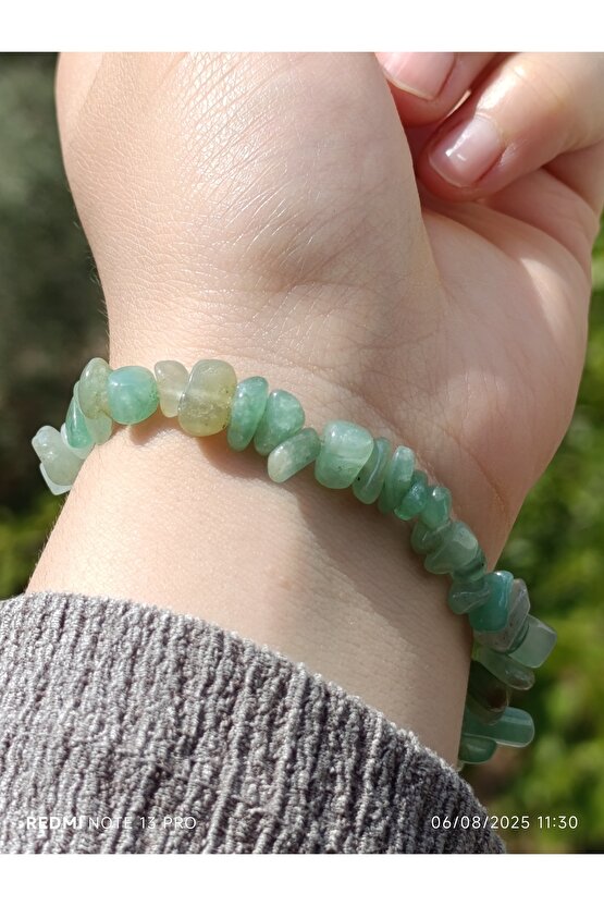 Aventurin Kırık Doğaltaş Kadın ve Erkek Bileklik