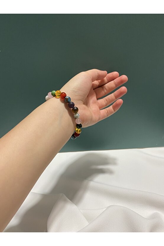 Çakra Doğal Taş Bileklik