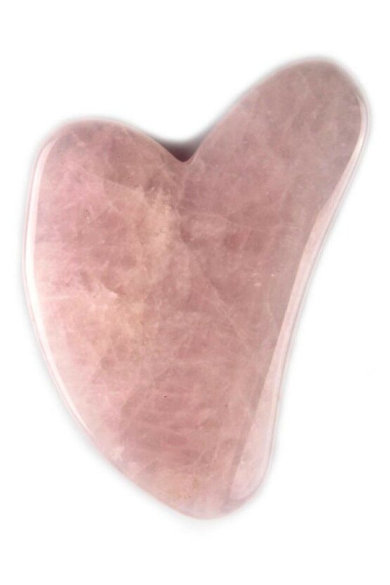 Guasha Pembe Kuvars Yüz Masaj Taşı Sihirli Sayılarla Kodlanmış