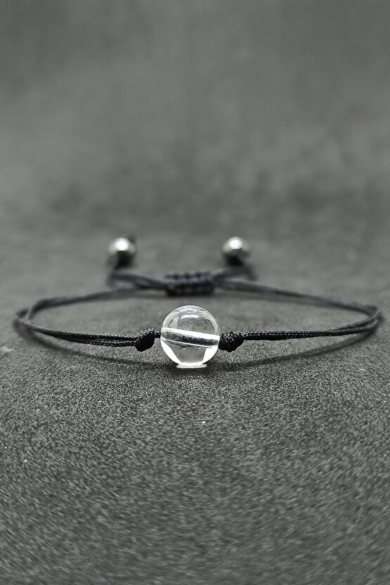 Kristal Kuvars Doğal Tek Taş Bileklik Helsinki