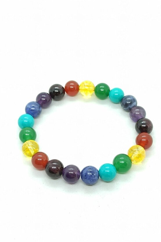 7 Çakra Doğal Taş Kadın Bileklik Helsinki