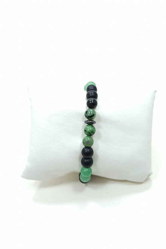 Sağlık Bilkeliği Anyolit Aventurin Oniks Doğal Taş Bileklik Helsinki