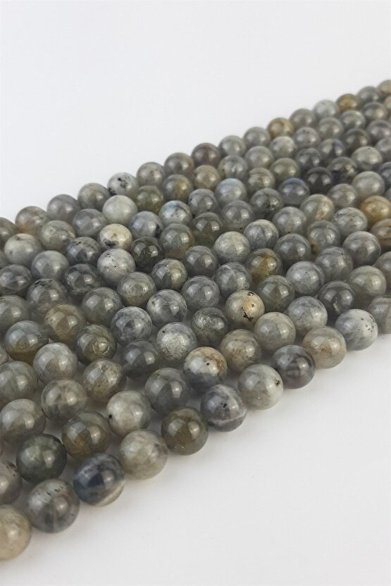 Labradorit Doğal Taş 1 Dizi 8 Mm