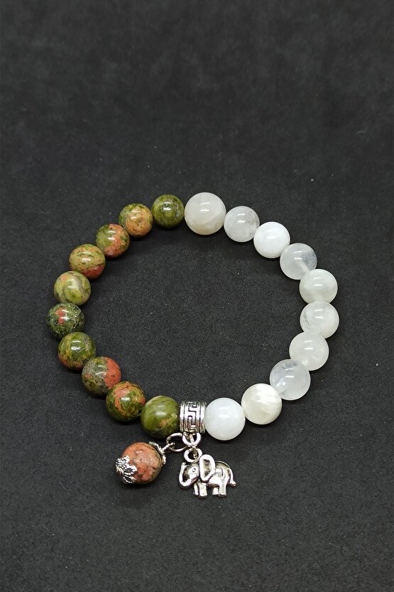 Unakit Ve Aytaşı Doğal Taş Kadın Bileklik Prof