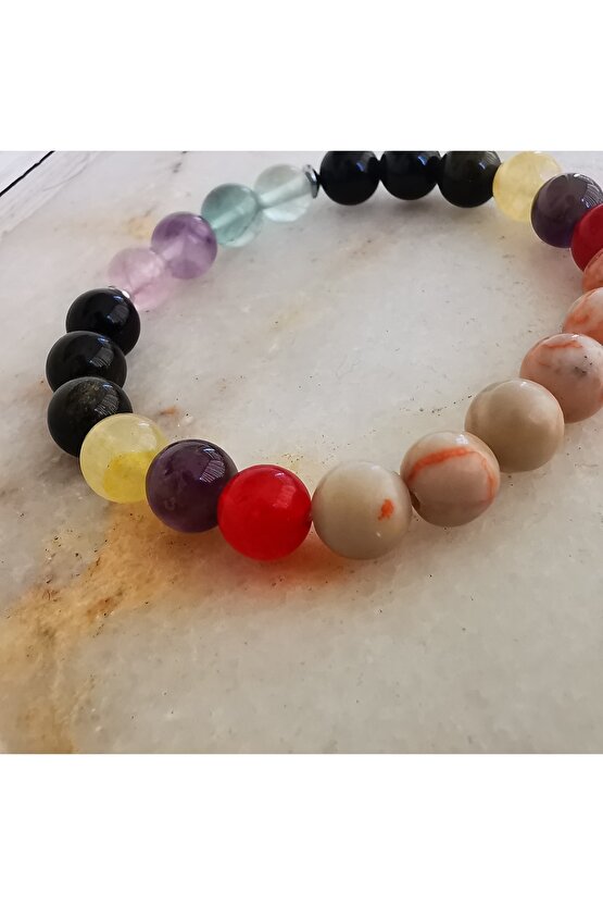 Mide  Doğaltaş Bilekliği