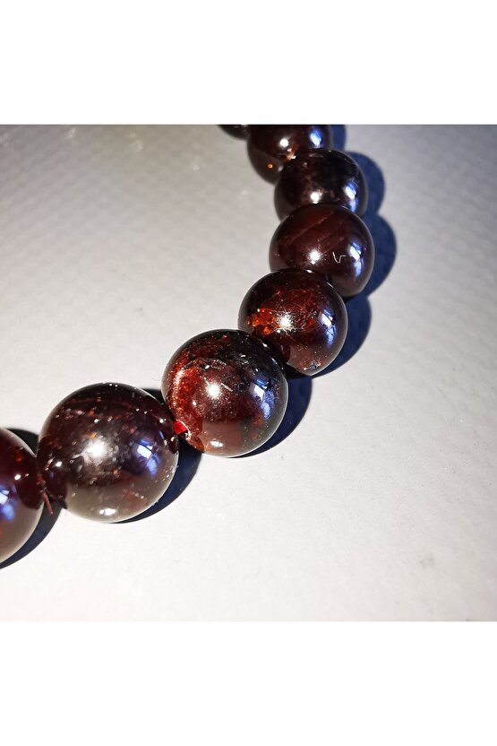 Güç Güven Cesaret  Doğaltaş Bilekliği