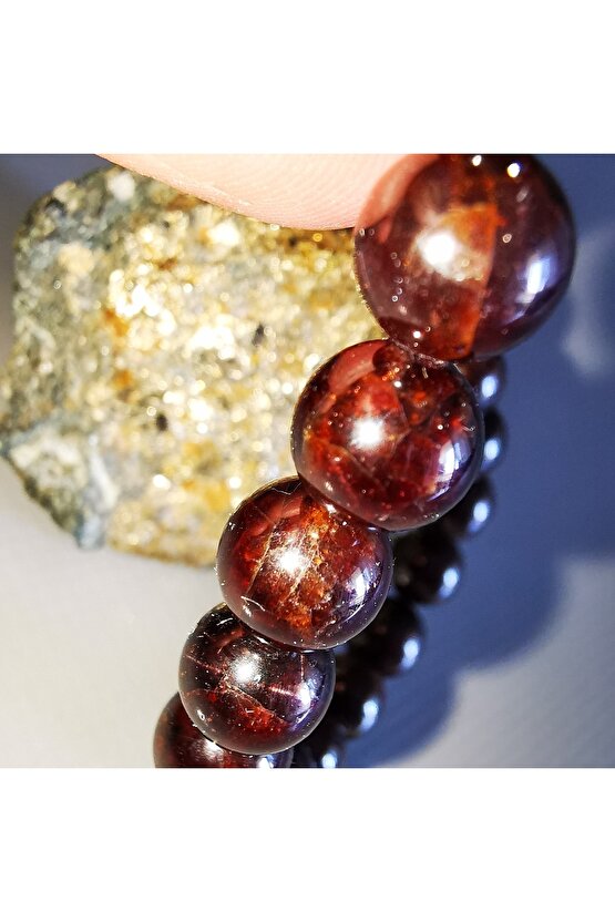 Güç Güven Cesaret  Doğaltaş Bilekliği