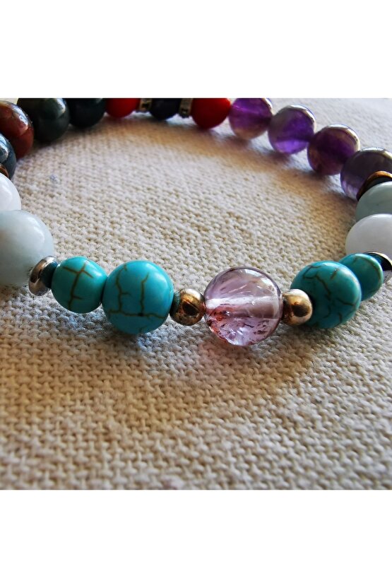 Balık Burcu  Doğaltaş Bilekliği