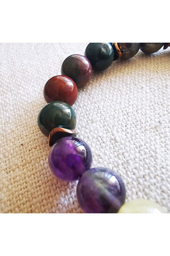 Koç Burcu  Doğaltaş Bilekliği