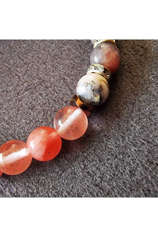 Terazi Burcu  Doğaltaş Bilekliği