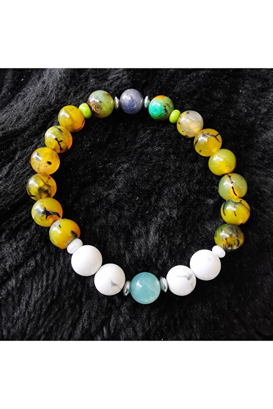 Ikizler Burcu  Doğaltaş Bilekliği