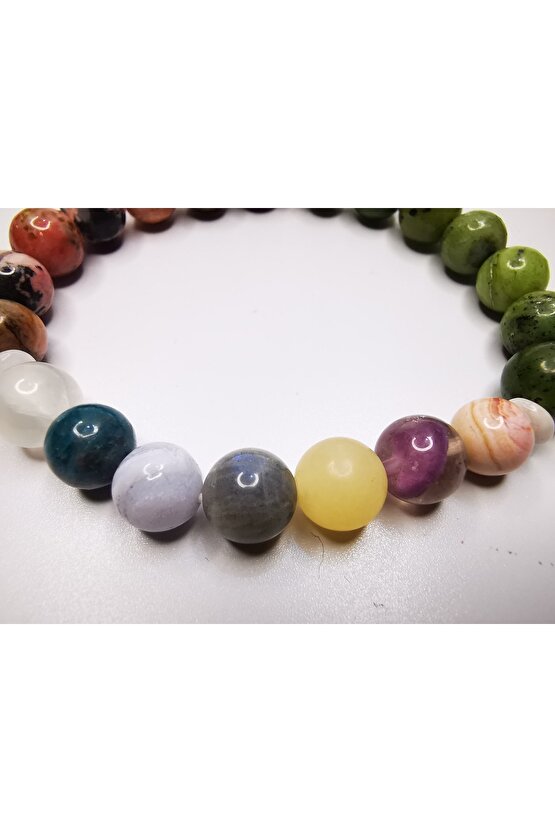 Aşk Mutluluk Sağlık Doğaltaş Bilekliği