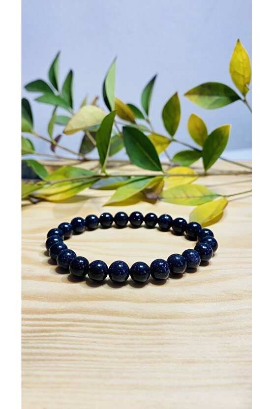 Orjinal Lacivert Yıldız Taşı Unisex Bileklik