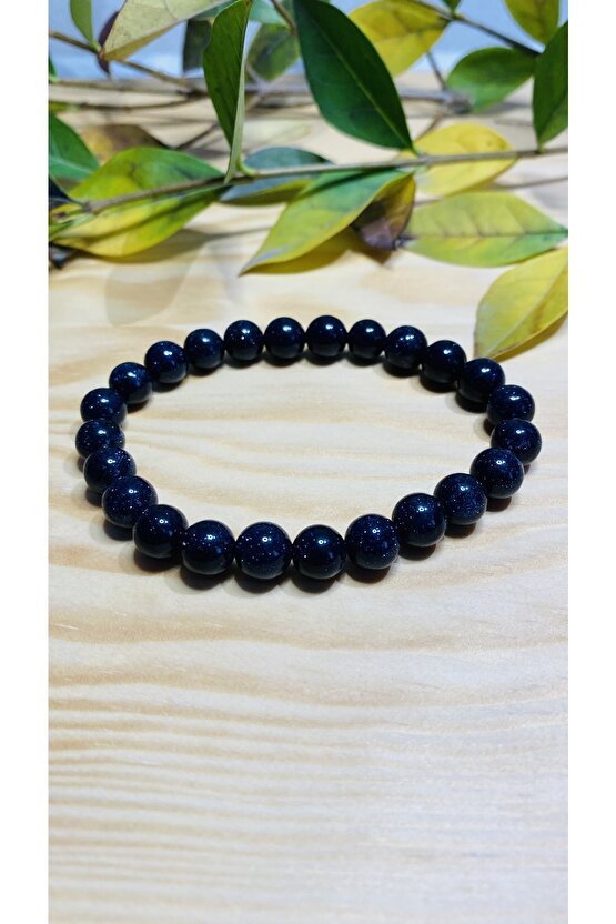 Orjinal Lacivert Yıldız Taşı Unisex Bileklik