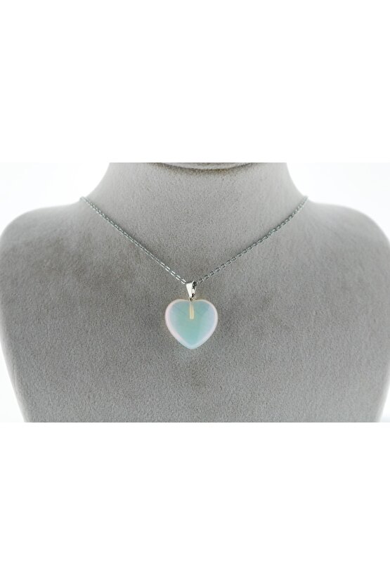 Opalit Kalp Kolye